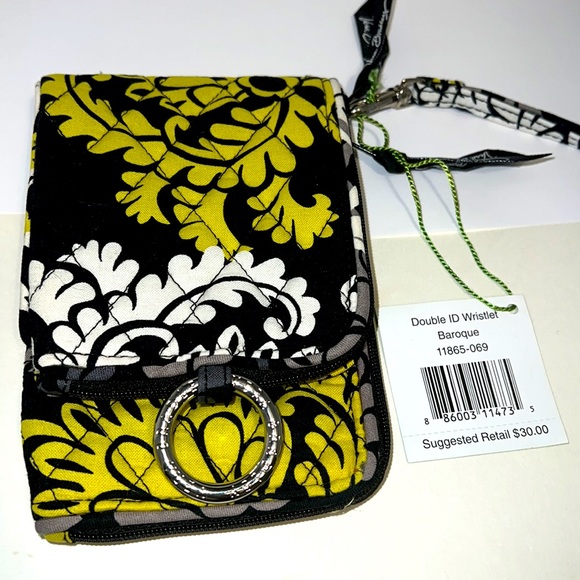 VERA BRADLEY DOUBLE ID WRISTLET - BAROQUE - Picture 2 of 6